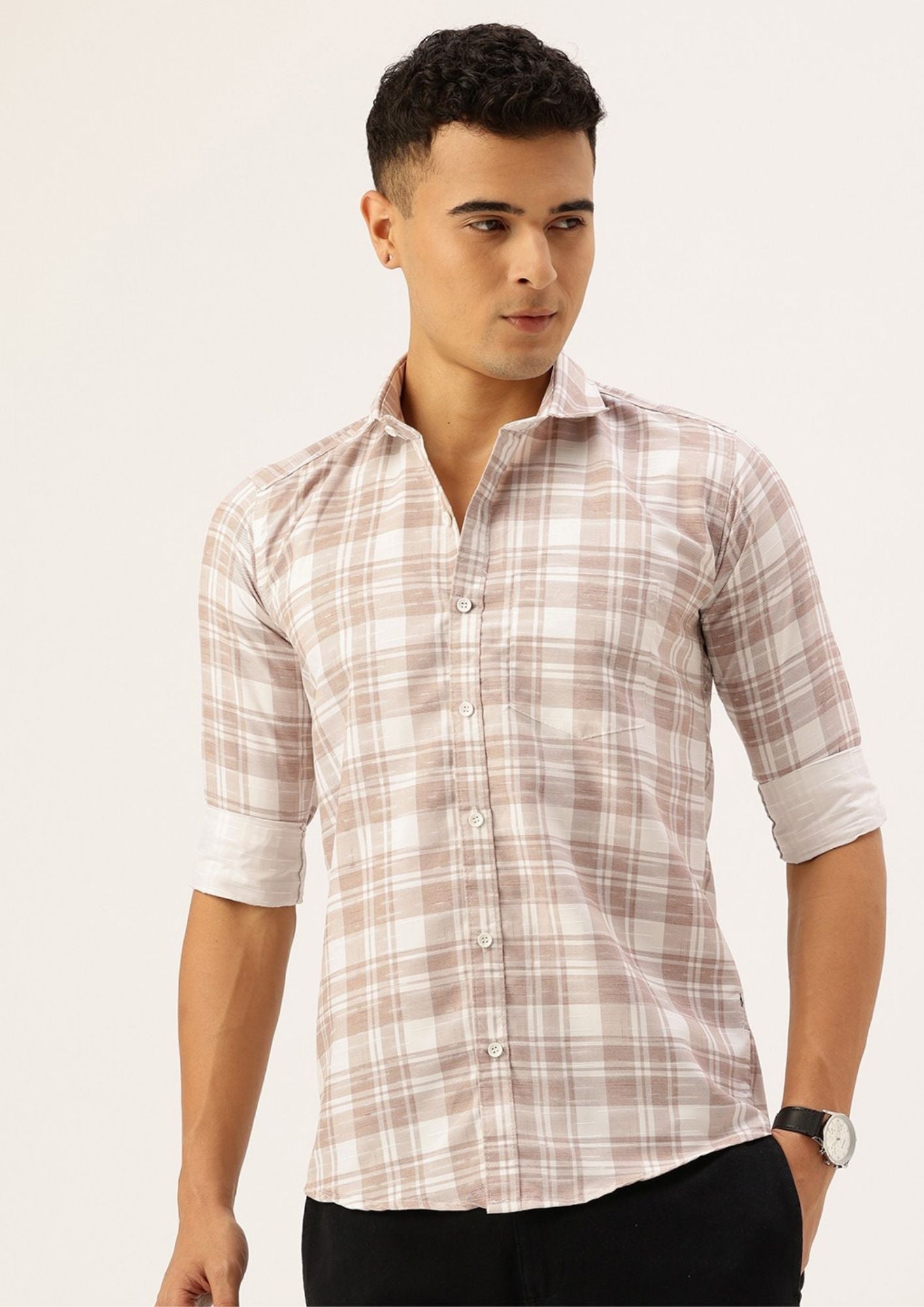 FIFTY TWO Men's Signature Button-Down Shirt – Impeccable Tailoring & Sharp Aesthetics