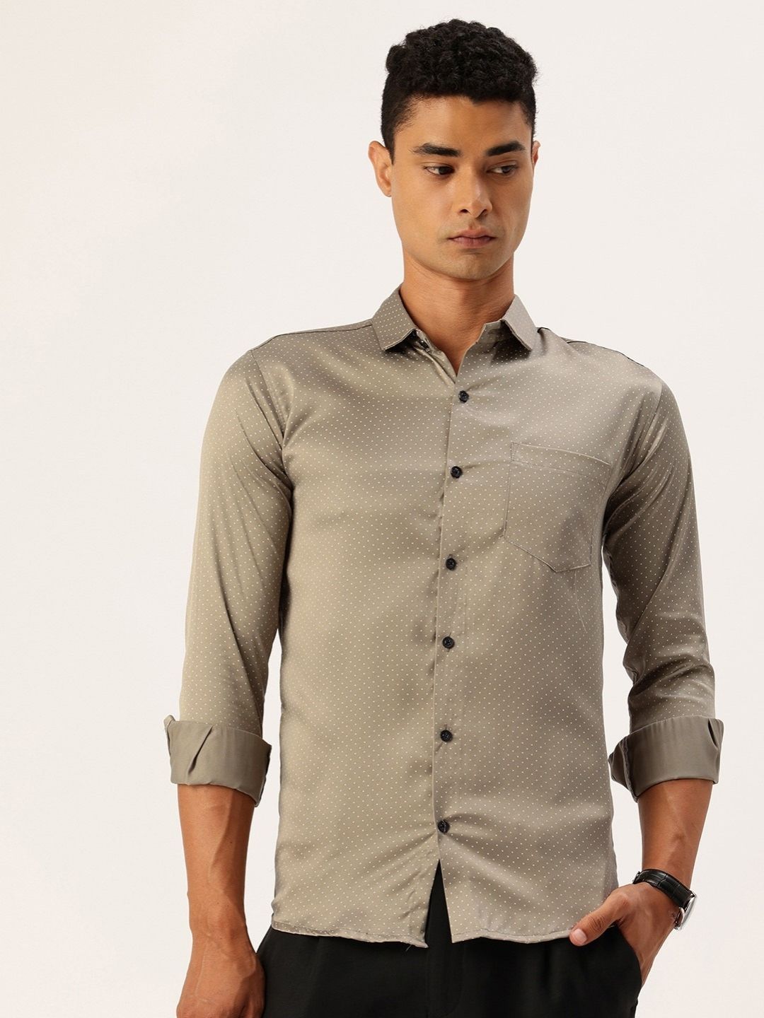 FIFTY TWO Men's Signature Button-Down Shirt – Impeccable Tailoring & Sharp Aesthetics