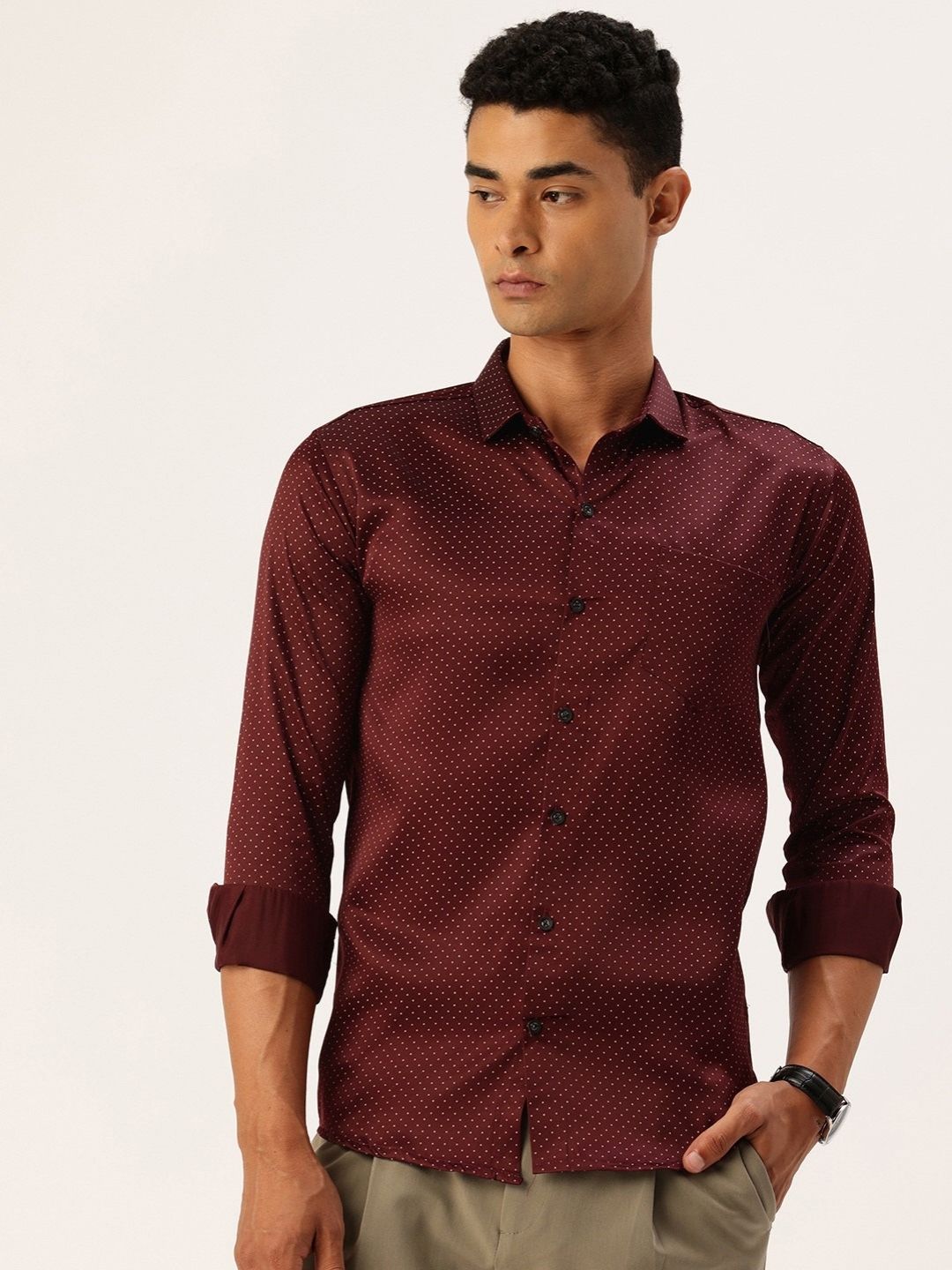 FIFTY TWO Men's Signature Button-Down Shirt – Impeccable Tailoring & Sharp Aesthetics