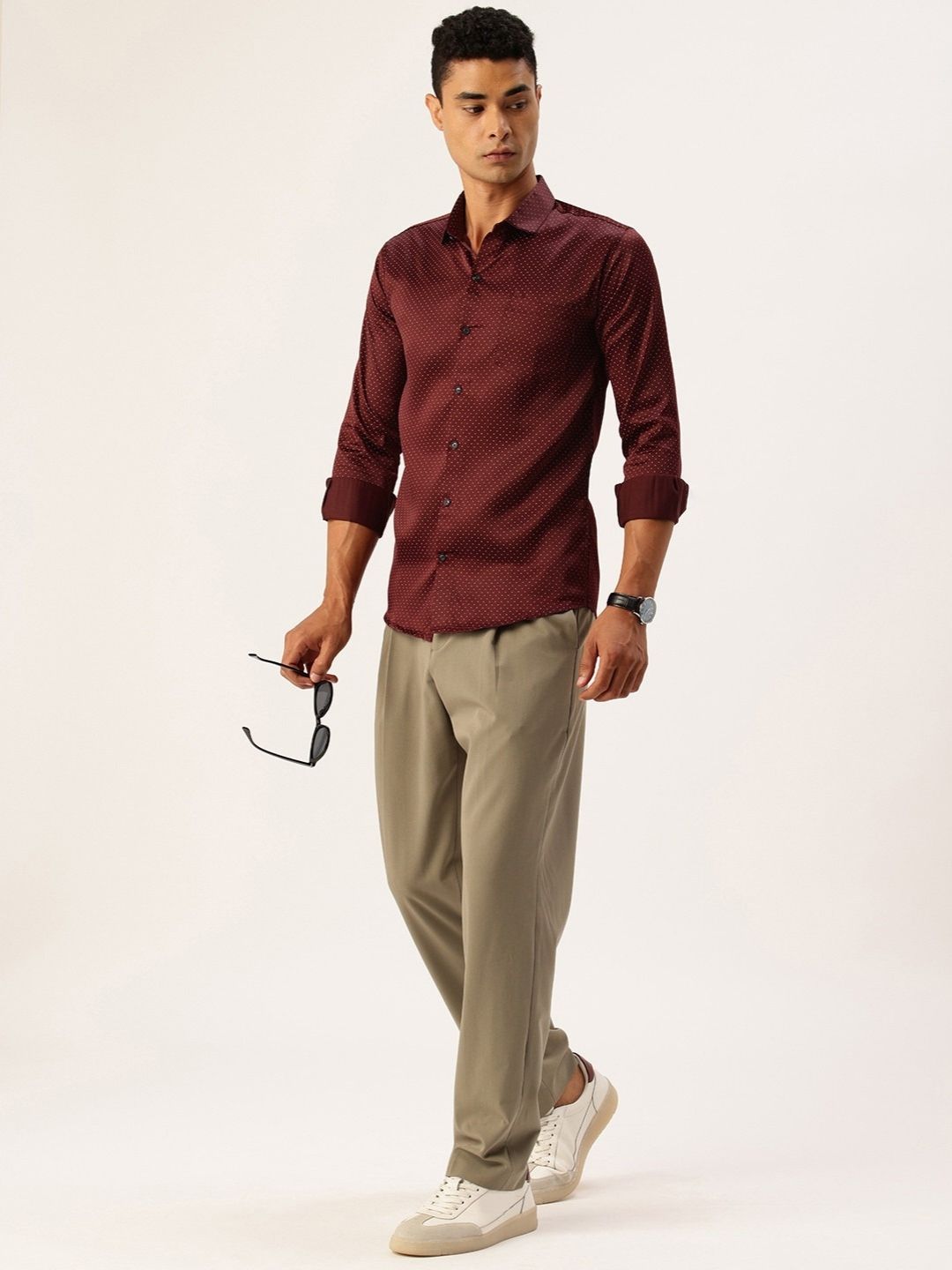 FIFTY TWO Men's Signature Button-Down Shirt – Impeccable Tailoring & Sharp Aesthetics