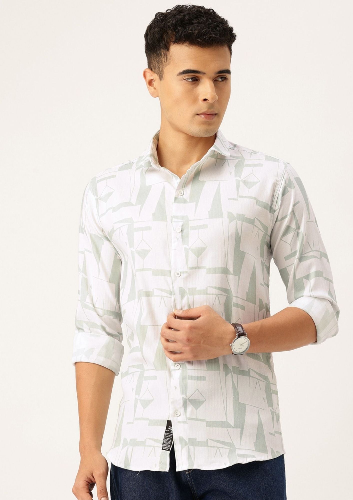 FIFTY TWO Men's Signature Button-Down Shirt – Impeccable Tailoring & Sharp Aesthetics