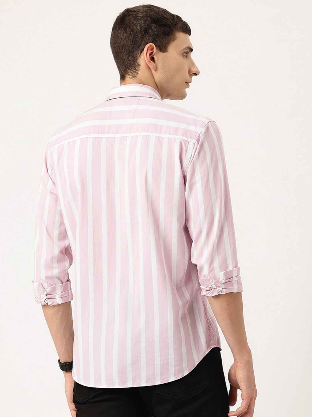 FIFTY TWO Men's Signature Button-Down Shirt – Impeccable Tailoring & Sharp Aesthetics