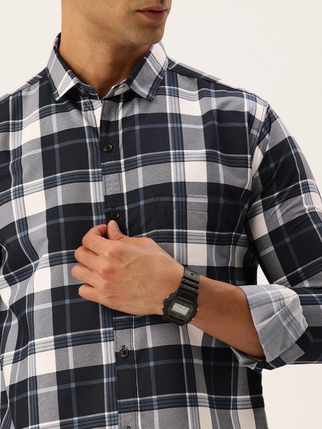 FIFTY TWO Men's Signature Button-Down Shirt – Impeccable Tailoring & Sharp Aesthetics
