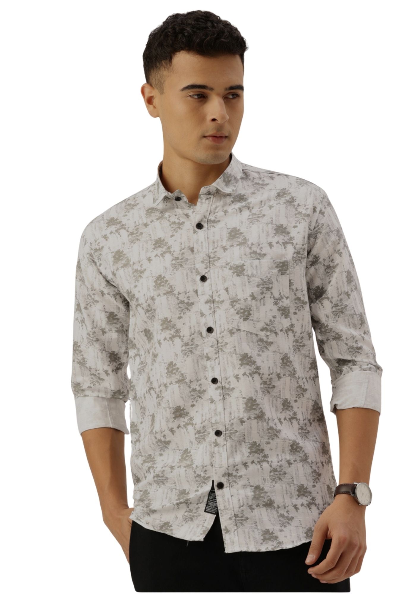 FIFTY TWO Men's Signature Button-Down Shirt – Impeccable Tailoring & Sharp Aesthetics