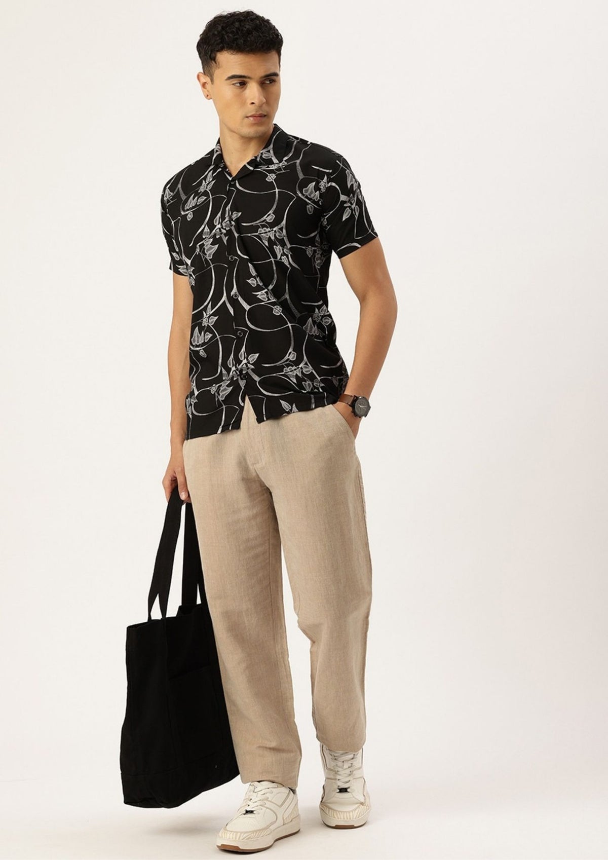 FIFTY TWO Men's Signature Button-Down Shirt – Impeccable Tailoring & Sharp Aesthetics