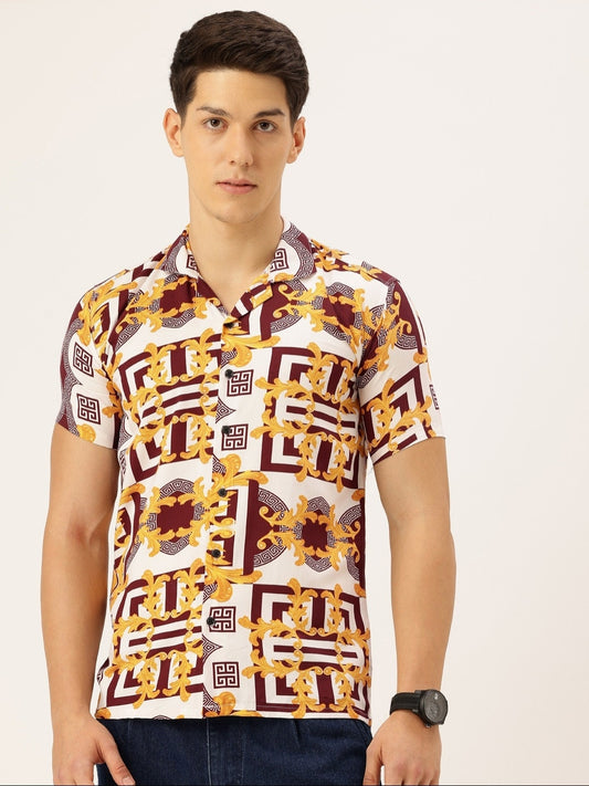 FIFTY TWO Men's Signature Button-Down Shirt – Impeccable Tailoring & Sharp Aesthetics