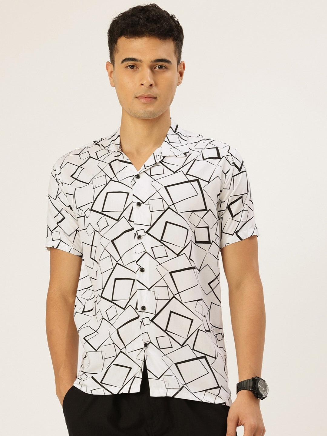 FIFTY TWO Men's Signature Button-Down Shirt – Impeccable Tailoring & Sharp Aesthetics
