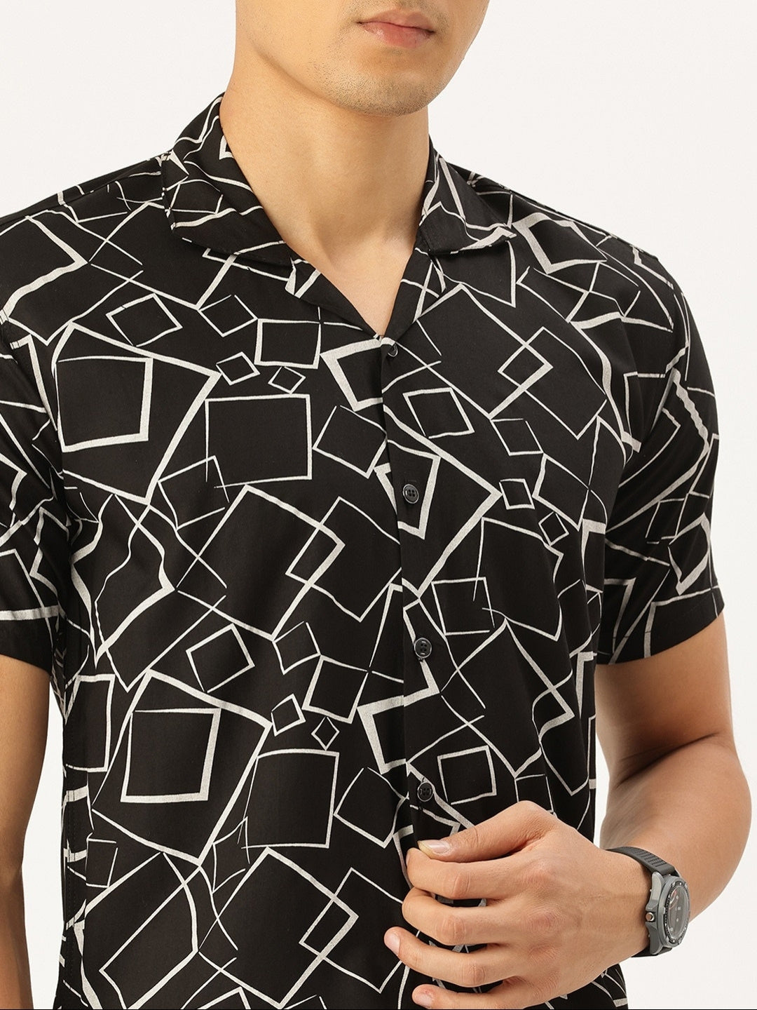 FIFTY TWO Men's Signature Button-Down Shirt – Impeccable Tailoring & Sharp Aesthetics