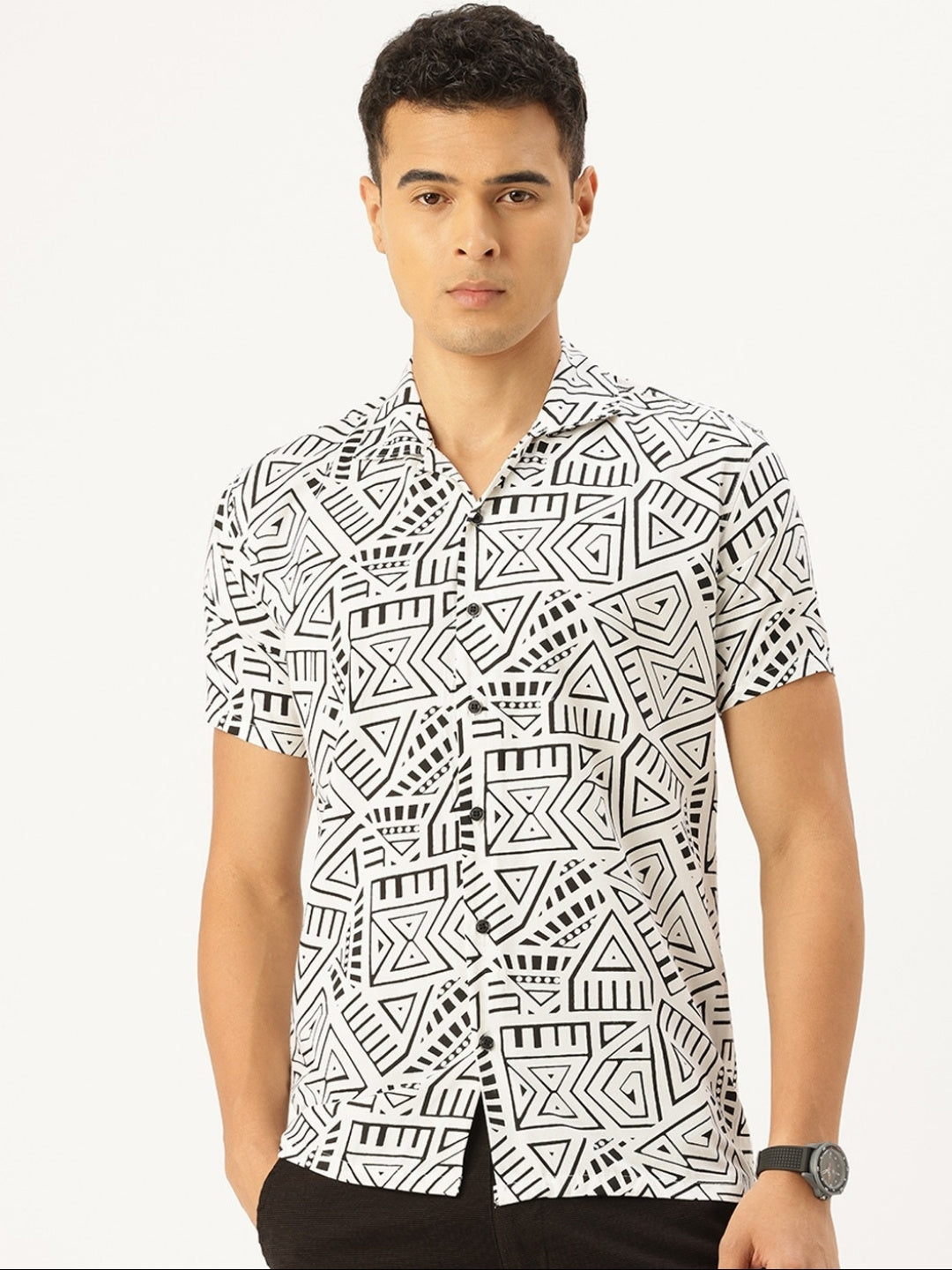 FIFTY TWO Men's Signature Button-Down Shirt – Impeccable Tailoring & Sharp Aesthetics