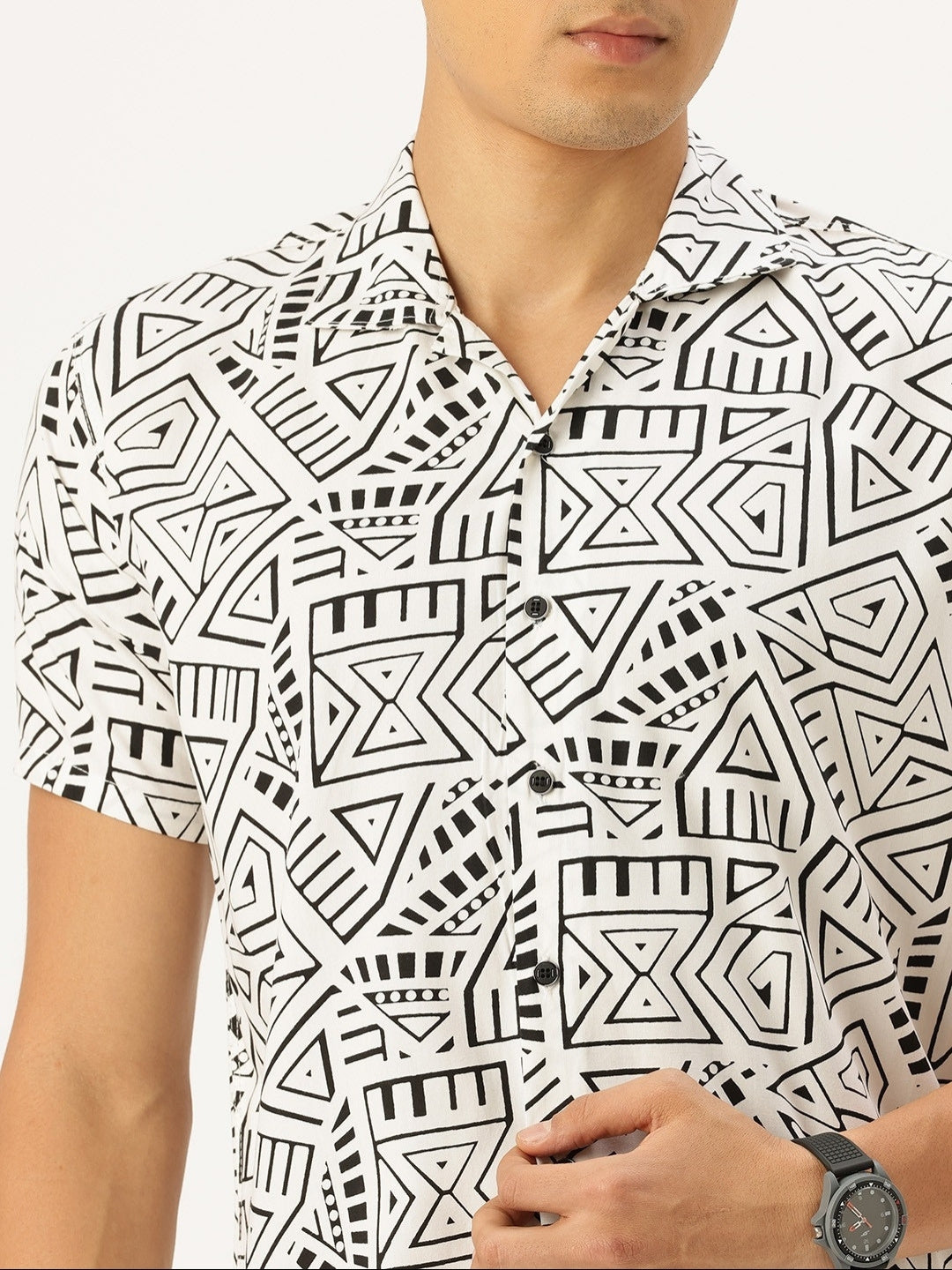 FIFTY TWO Men's Signature Button-Down Shirt – Impeccable Tailoring & Sharp Aesthetics