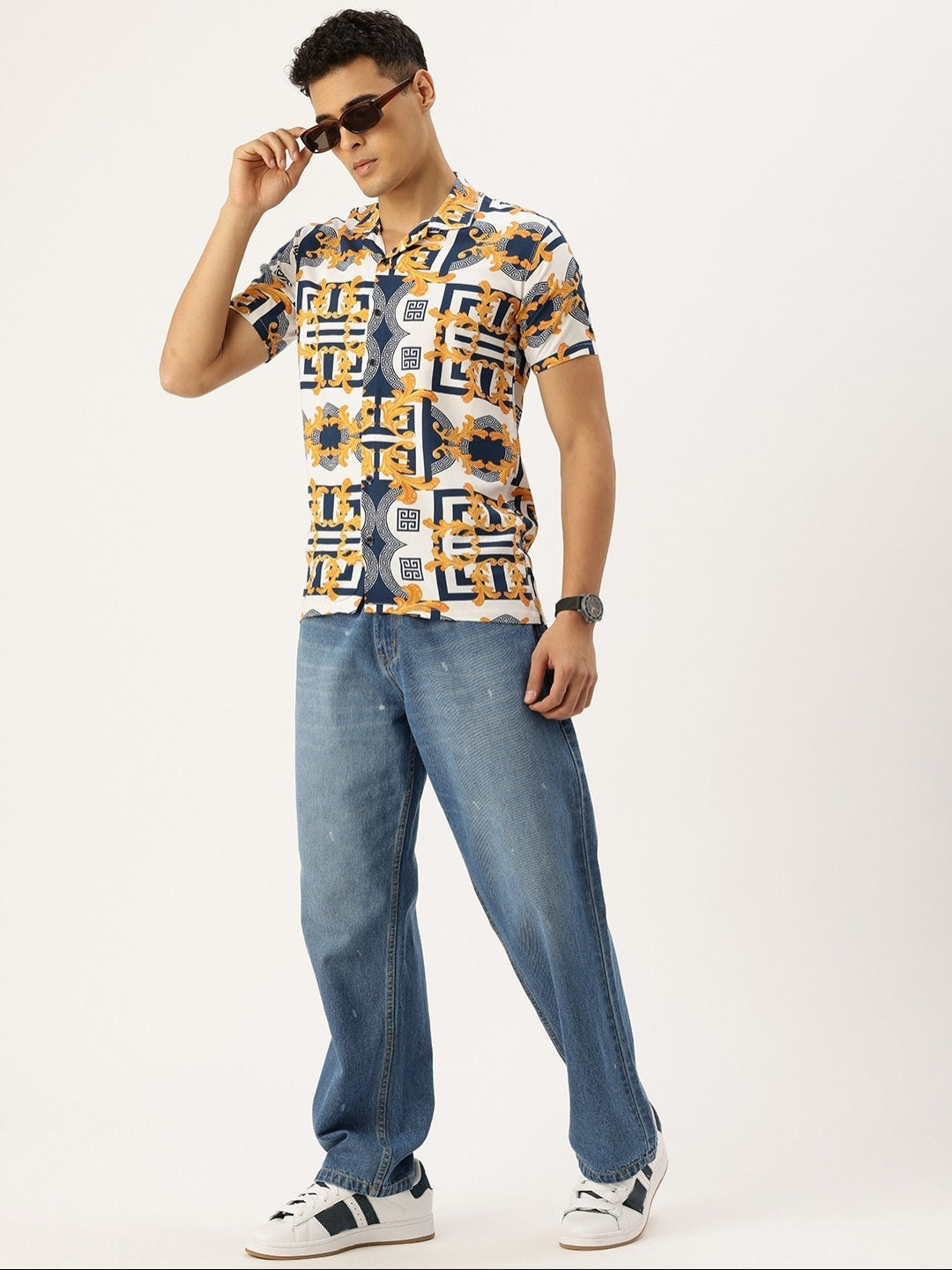 FIFTY TWO Men's Signature Button-Down Shirt – Impeccable Tailoring & Sharp Aesthetics