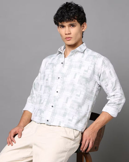 FIFTY TWO Men's Signature Button-Down Shirt – Impeccable Tailoring & Sharp Aesthetics
