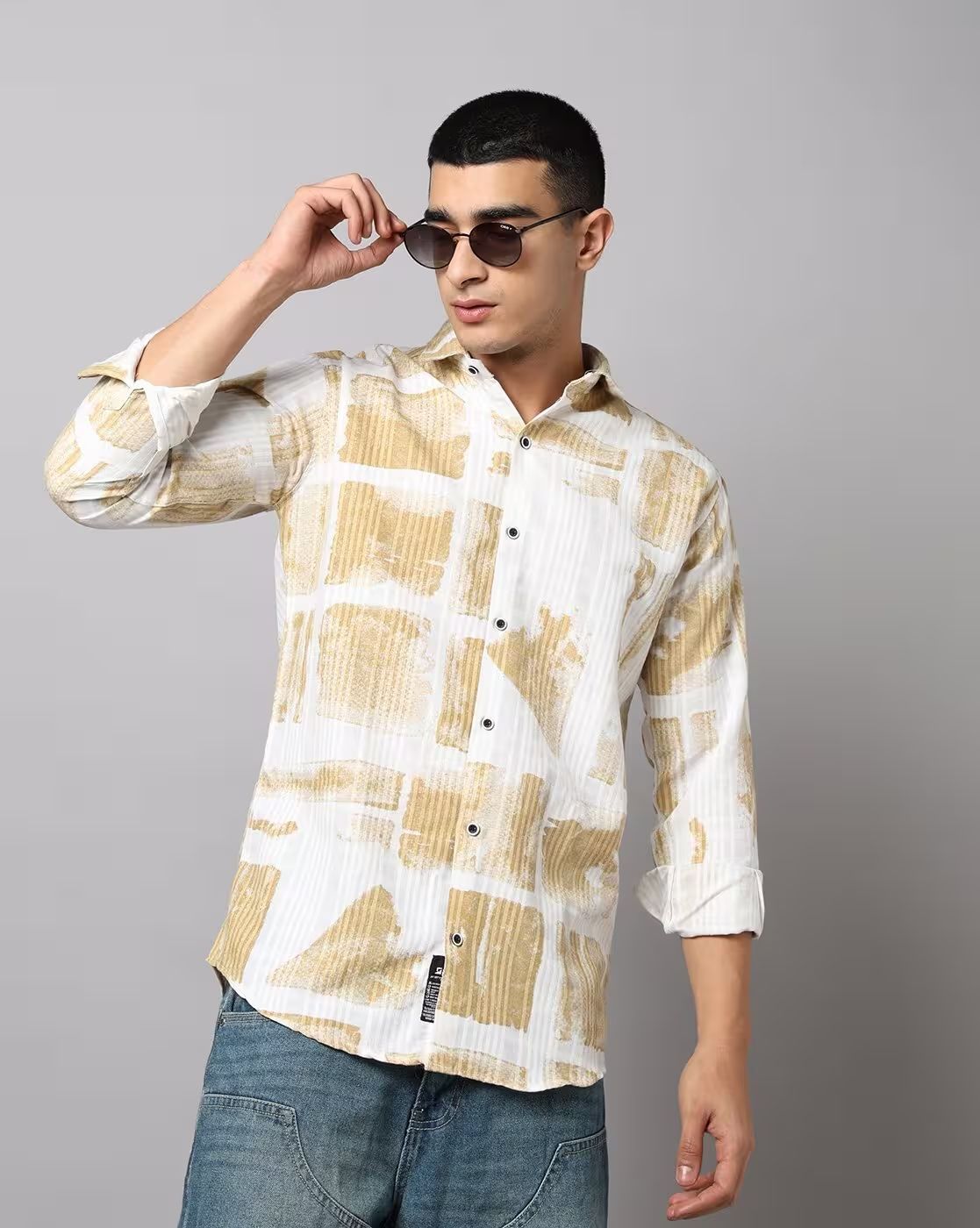 FIFTY TWO Men's Signature Button-Down Shirt – Impeccable Tailoring & Sharp Aesthetics