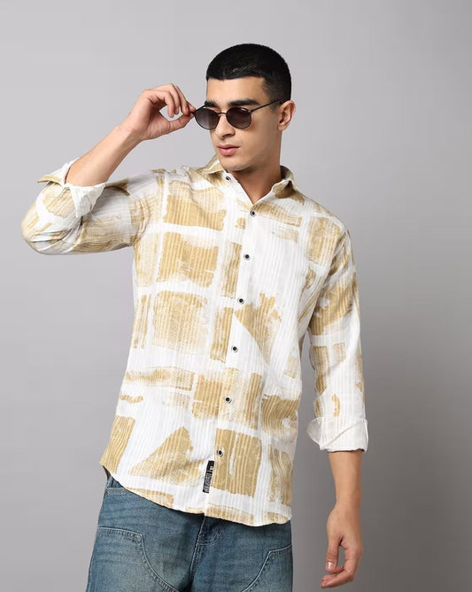 FIFTY TWO Men's Signature Button-Down Shirt – Impeccable Tailoring & Sharp Aesthetics