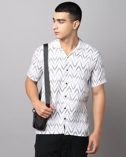 FIFTY TWO Men's Signature Button-Down Shirt – Impeccable Tailoring & Sharp Aesthetics