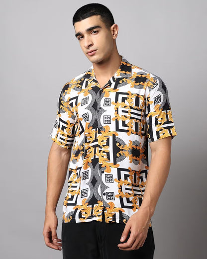 FIFTY TWO Men's Signature Button-Down Shirt – Impeccable Tailoring & Sharp Aesthetics