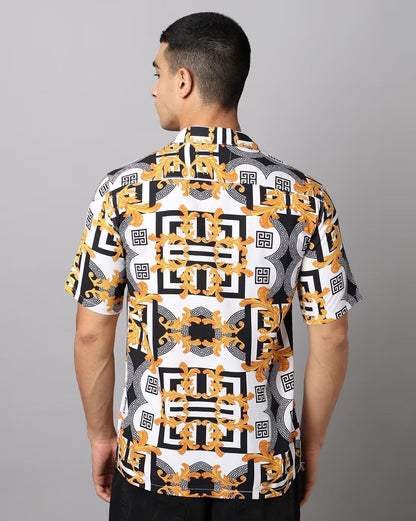 FIFTY TWO Men's Signature Button-Down Shirt – Impeccable Tailoring & Sharp Aesthetics