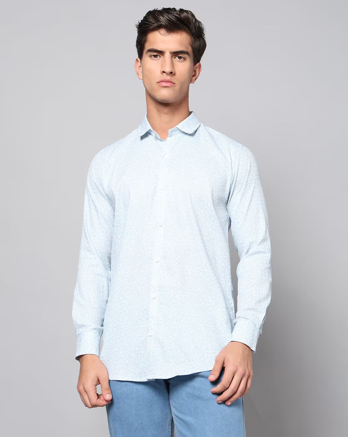 FIFTY TWO Men's Signature Button-Down Shirt – Impeccable Tailoring & Sharp Aesthetics
