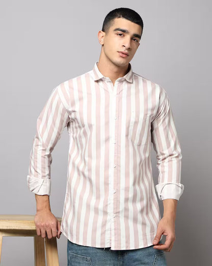 FIFTY TWO Men's Signature Button-Down Shirt – Impeccable Tailoring & Sharp Aesthetics