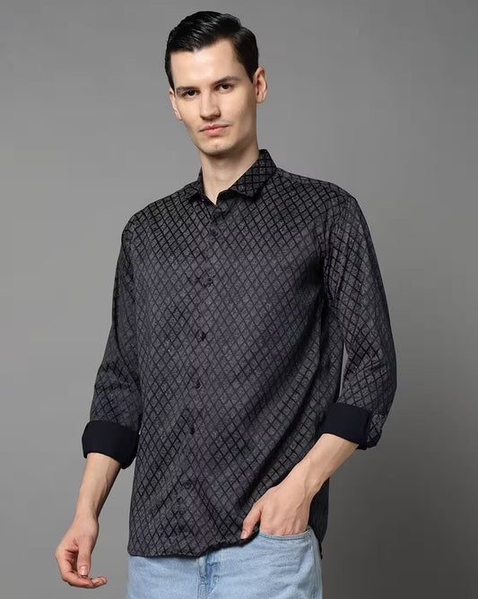 FIFTY TWO Men's Signature Button-Down Shirt – Impeccable Tailoring & Sharp Aesthetics