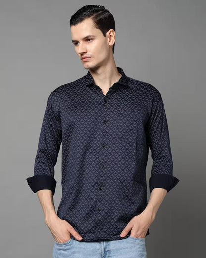 FIFTY TWO Men's Signature Button-Down Shirt – Impeccable Tailoring & Sharp Aesthetics