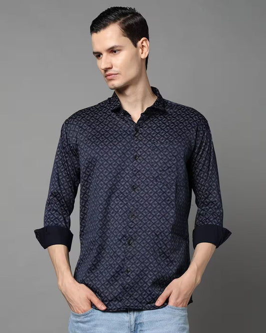 FIFTY TWO Men's Signature Button-Down Shirt – Impeccable Tailoring & Sharp Aesthetics