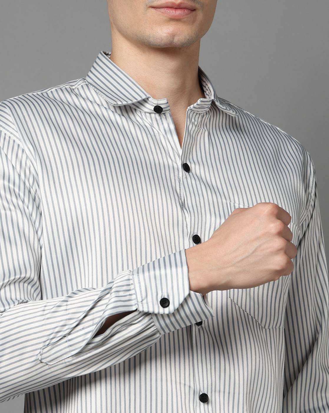 FIFTY TWO Men's Signature Button-Down Shirt – Impeccable Tailoring & Sharp Aesthetics