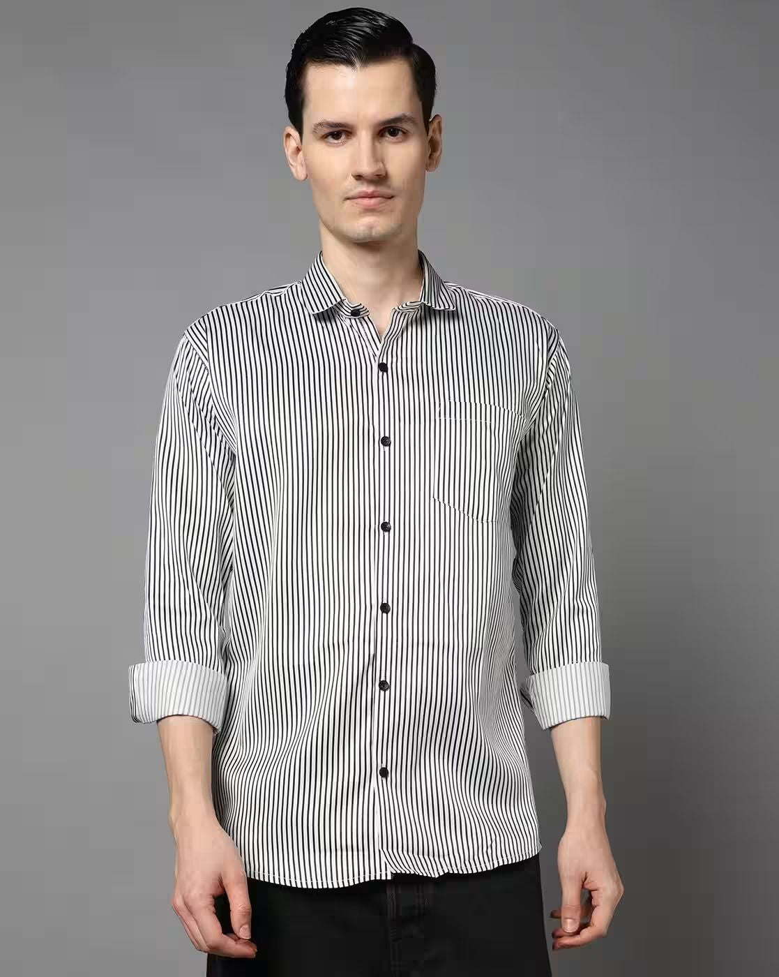 FIFTY TWO Men's Signature Button-Down Shirt – Impeccable Tailoring & Sharp Aesthetics