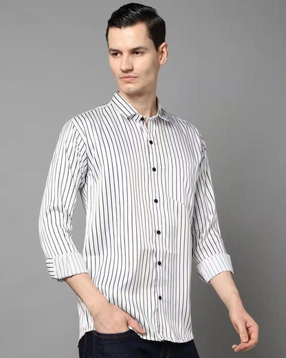 FIFTY TWO Men's Signature Button-Down Shirt – Impeccable Tailoring & Sharp Aesthetics