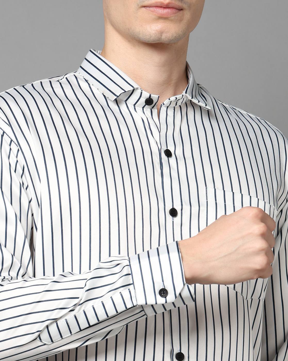FIFTY TWO Men's Signature Button-Down Shirt – Impeccable Tailoring & Sharp Aesthetics