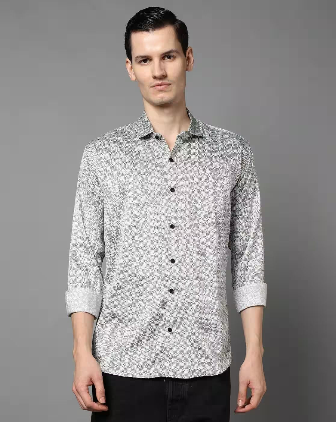 FIFTY TWO Men's Signature Button-Down Shirt – Impeccable Tailoring & Sharp Aesthetics