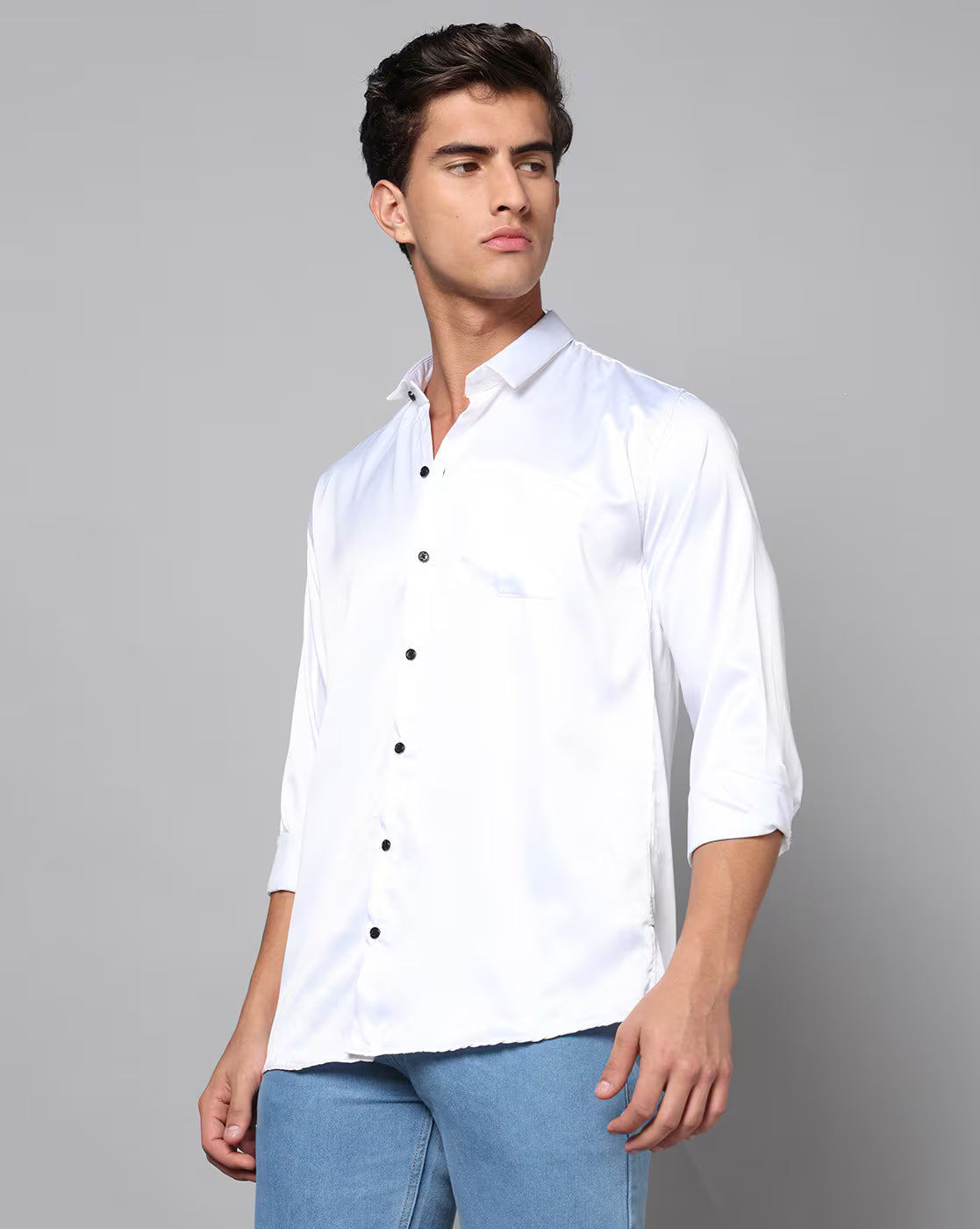 FIFTY TWO Men's Signature Button-Down Shirt – Impeccable Tailoring & Sharp Aesthetics