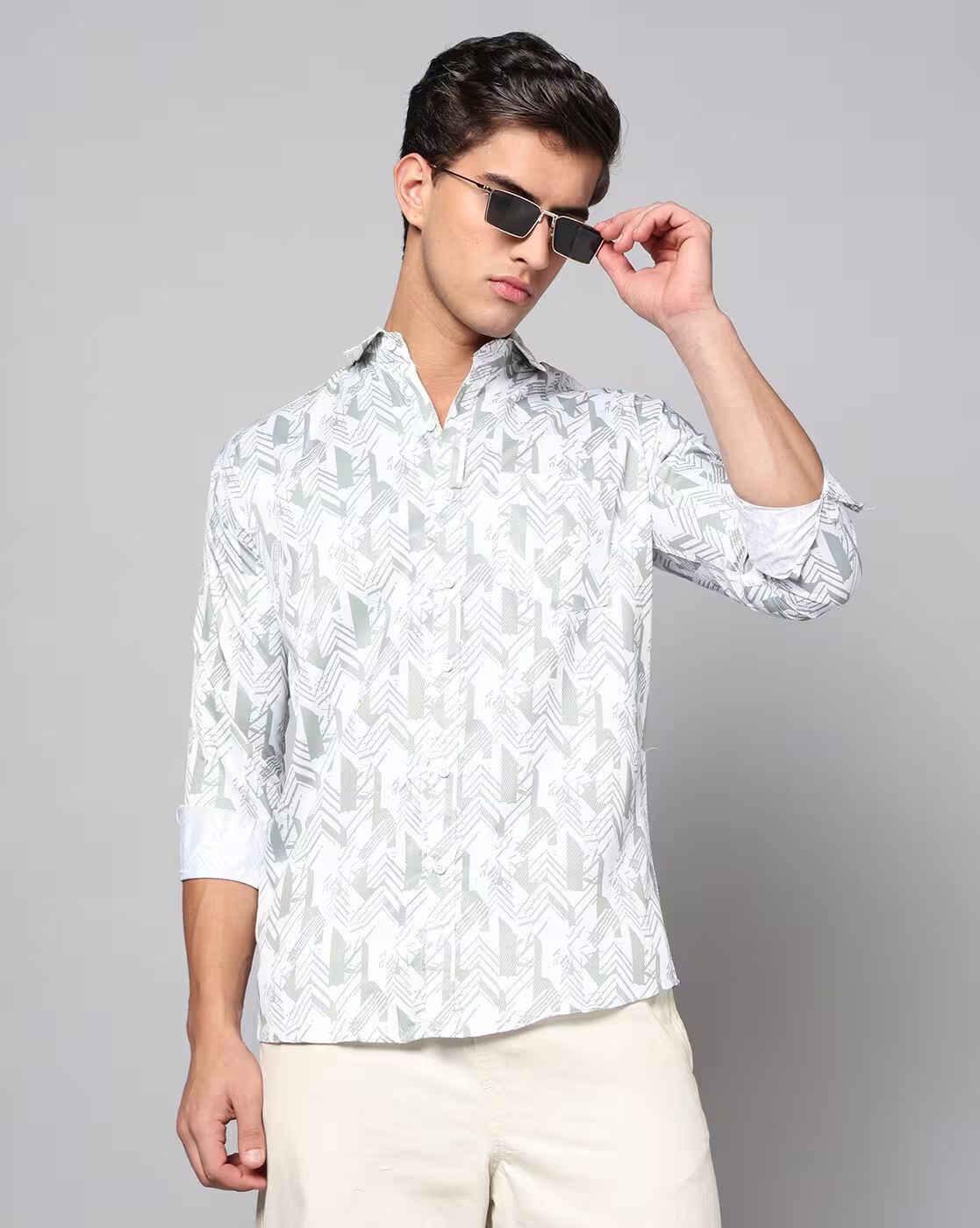 FIFTY TWO Men's Signature Button-Down Shirt – Impeccable Tailoring & Sharp Aesthetics