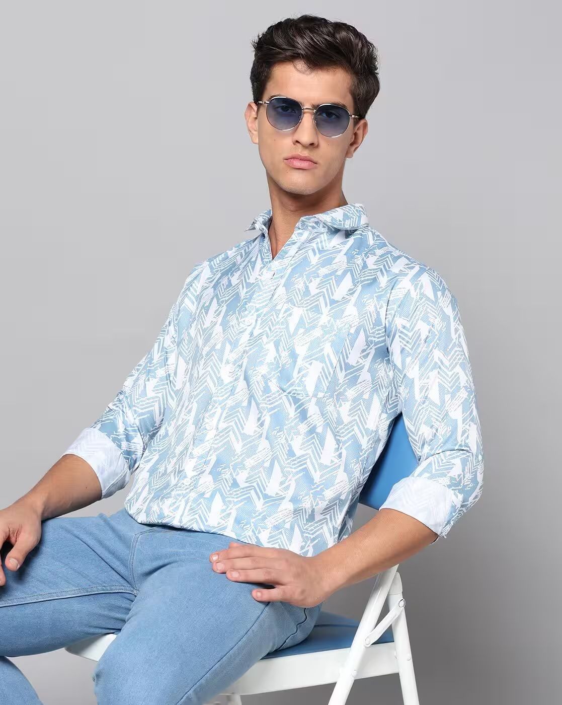 FIFTY TWO Men's Signature Button-Down Shirt – Impeccable Tailoring & Sharp Aesthetics
