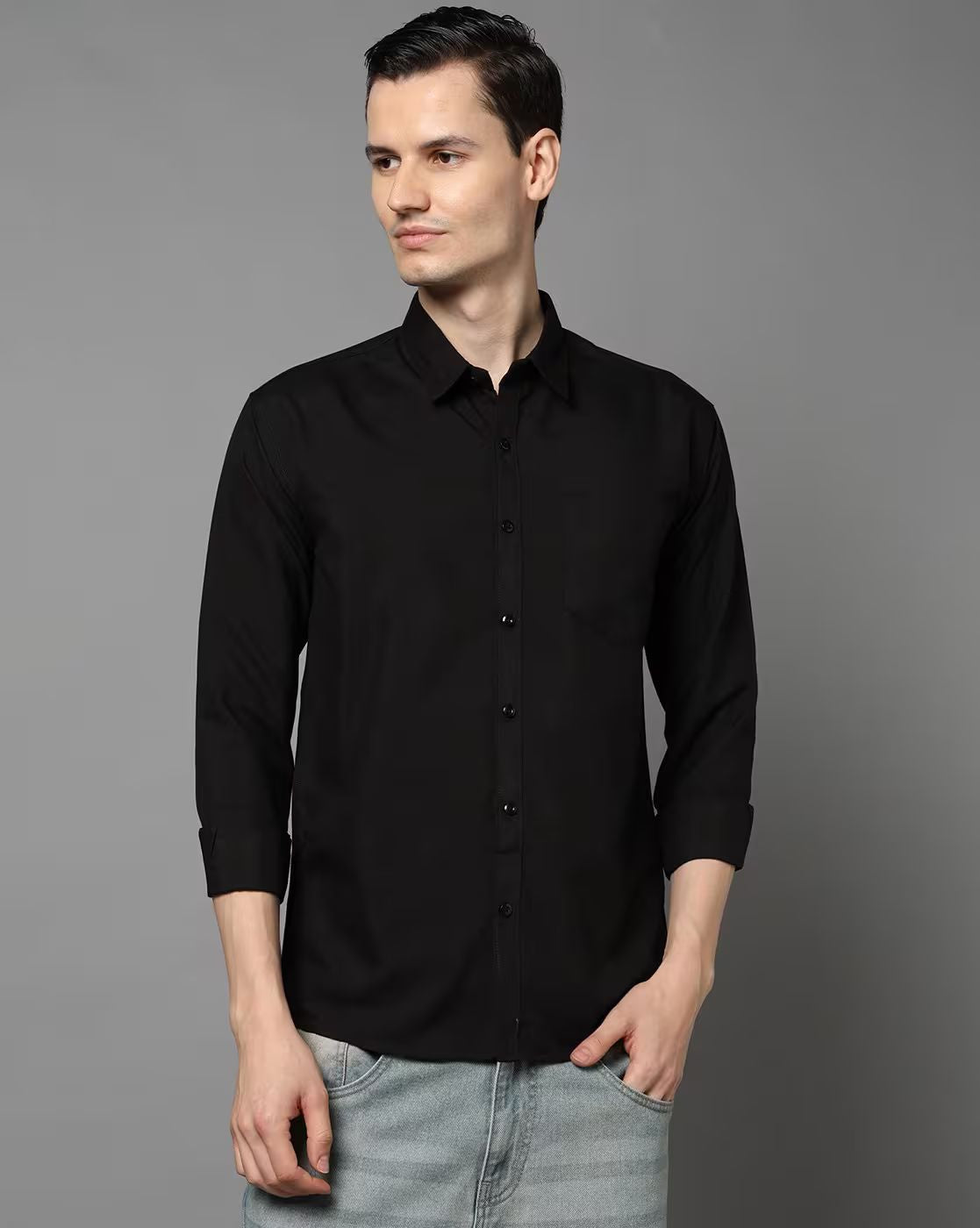 FIFTY TWO Men's Signature Button-Down Shirt – Impeccable Tailoring & Sharp Aesthetics