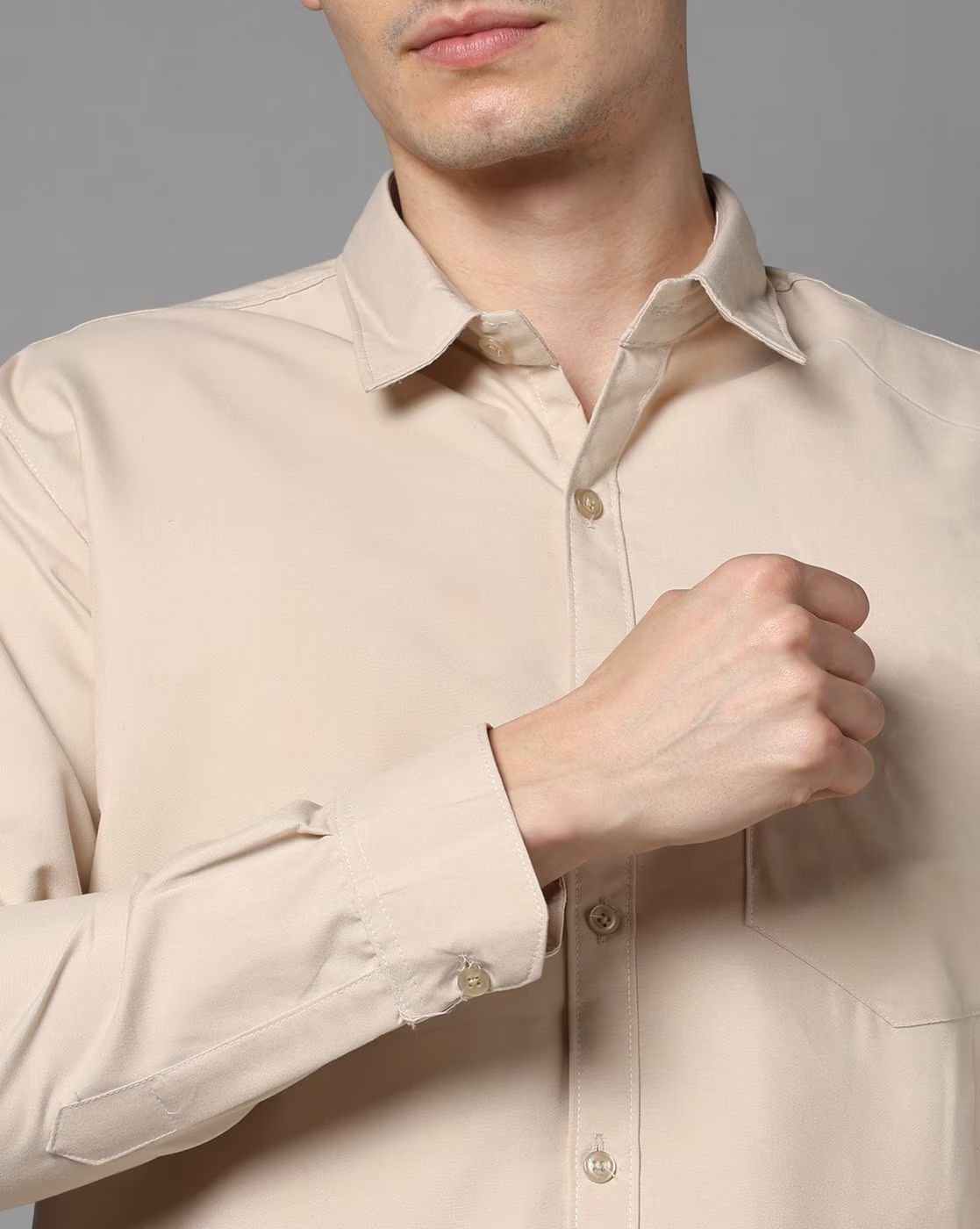 FIFTY TWO Men's Signature Button-Down Shirt – Impeccable Tailoring & Sharp Aesthetics