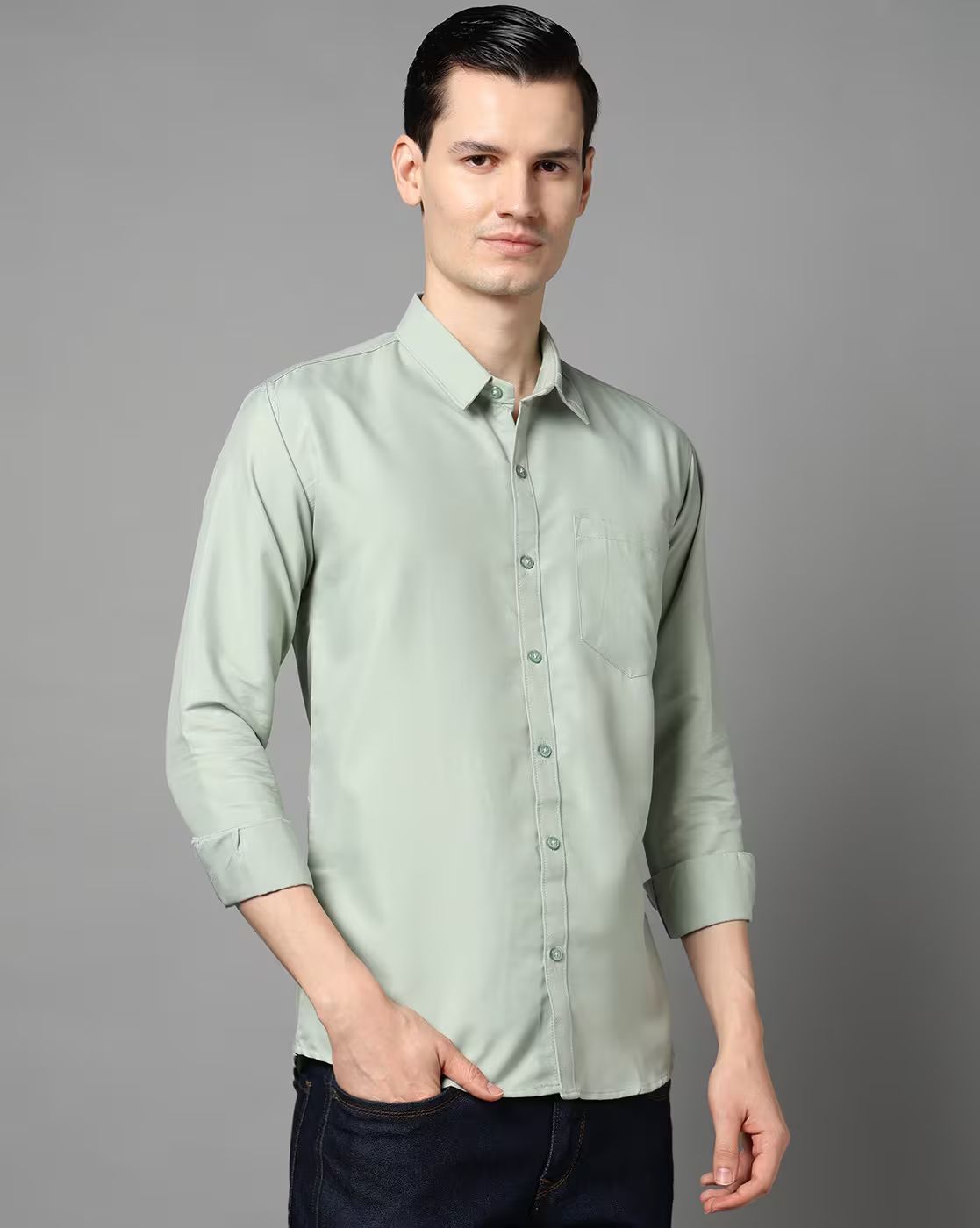 FIFTY TWO Men's Signature Button-Down Shirt – Impeccable Tailoring & Sharp Aesthetics