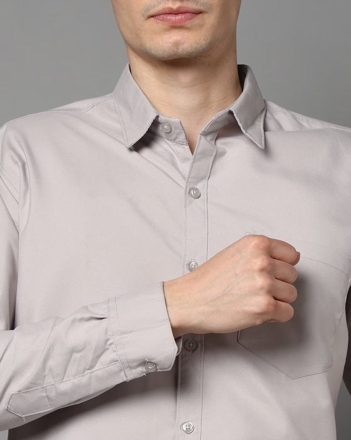 FIFTY TWO Men's Signature Button-Down Shirt – Impeccable Tailoring & Sharp Aesthetics