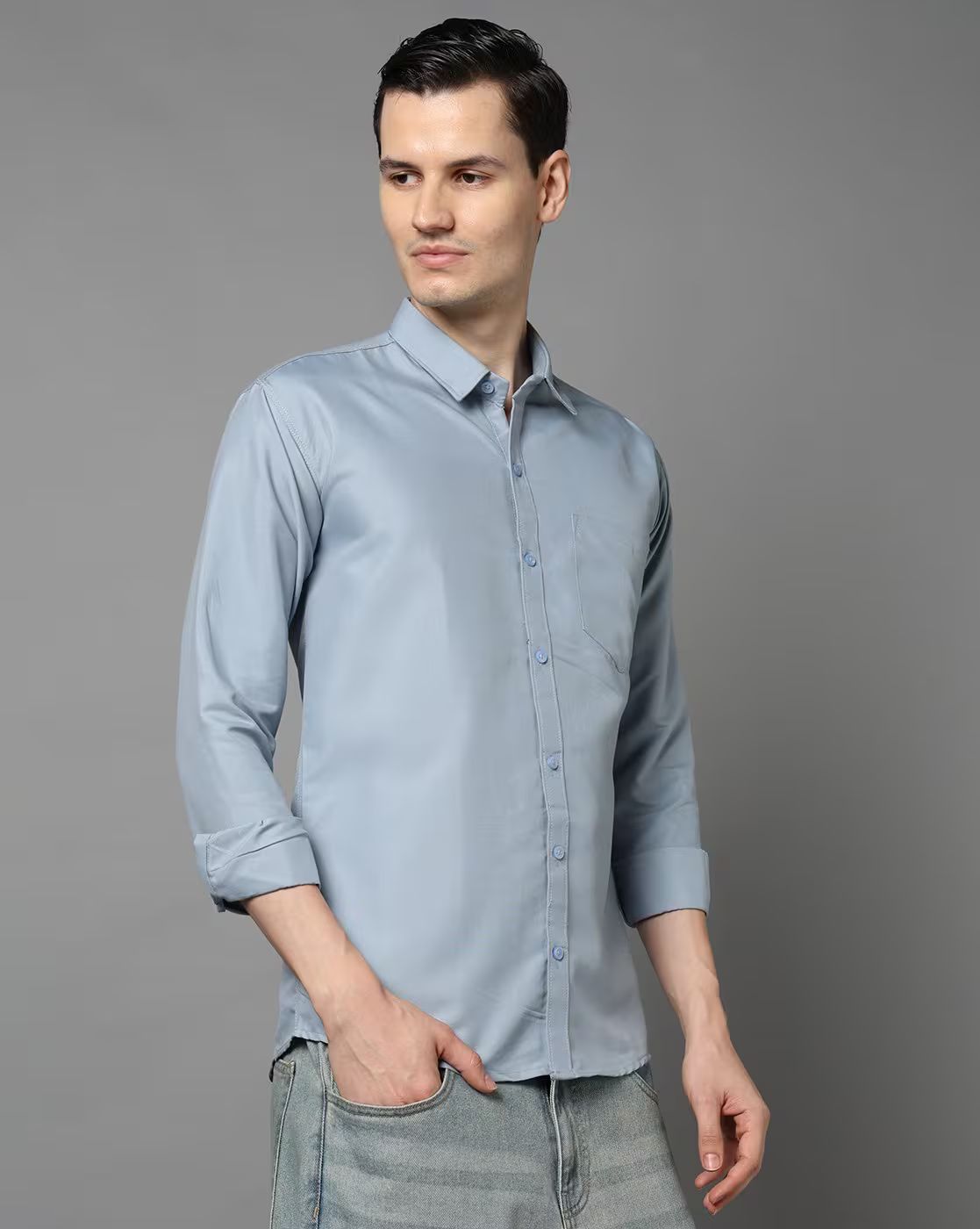 FIFTY TWO Men's Signature Button-Down Shirt – Impeccable Tailoring & Sharp Aesthetics