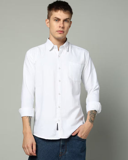 FIFTY TWO Men's Signature Button-Down Shirt – Impeccable Tailoring & Sharp Aesthetics