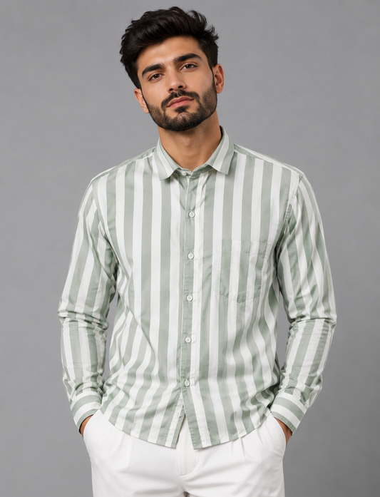 FIFTY TWO Men's Signature Button-Down Shirt – Impeccable Tailoring & Sharp Aesthetics