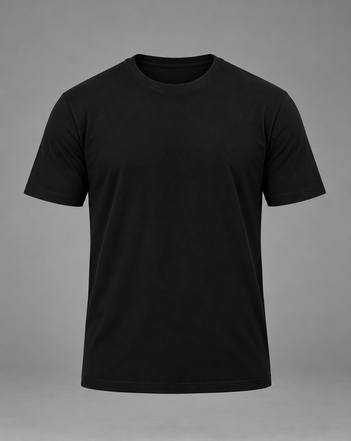 A  black t-shirt 
