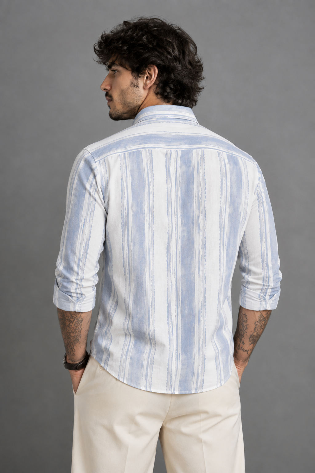 FIFTY TWO Men's Signature Button-Down Shirt – Impeccable Tailoring & Sharp Aesthetics
