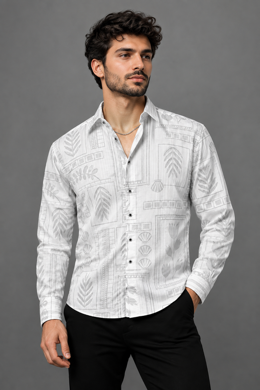 FIFTY TWO Men's Signature Button-Down Shirt – Impeccable Tailoring & Sharp Aesthetics