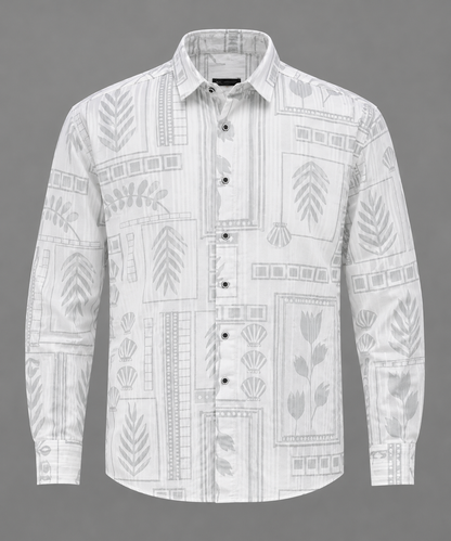 FIFTY TWO Men's Signature Button-Down Shirt – Impeccable Tailoring & Sharp Aesthetics