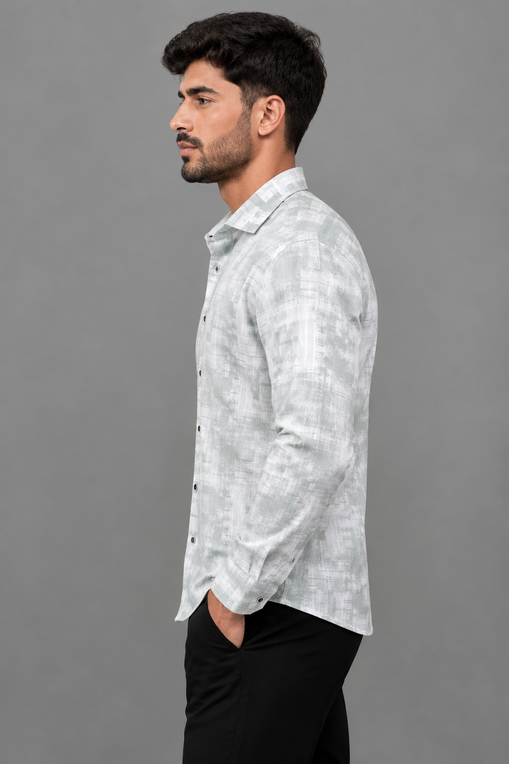 FIFTY TWO Men's Signature Button-Down Shirt – Impeccable Tailoring & Sharp Aesthetics