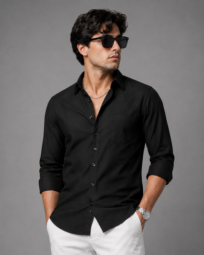 FIFTY TWO Men's Signature Button-Down Shirt – Impeccable Tailoring & Sharp Aesthetics