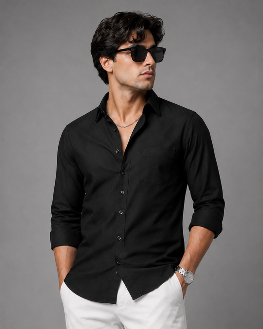 FIFTY TWO Men's Signature Button-Down Shirt – Impeccable Tailoring & Sharp Aesthetics
