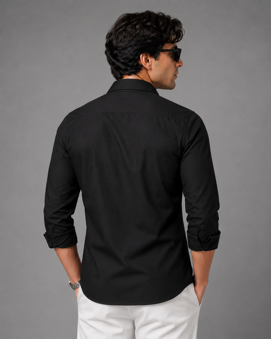 FIFTY TWO Men's Signature Button-Down Shirt – Impeccable Tailoring & Sharp Aesthetics
