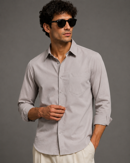 FIFTY TWO Men's Signature Button-Down Shirt – Impeccable Tailoring & Sharp Aesthetics